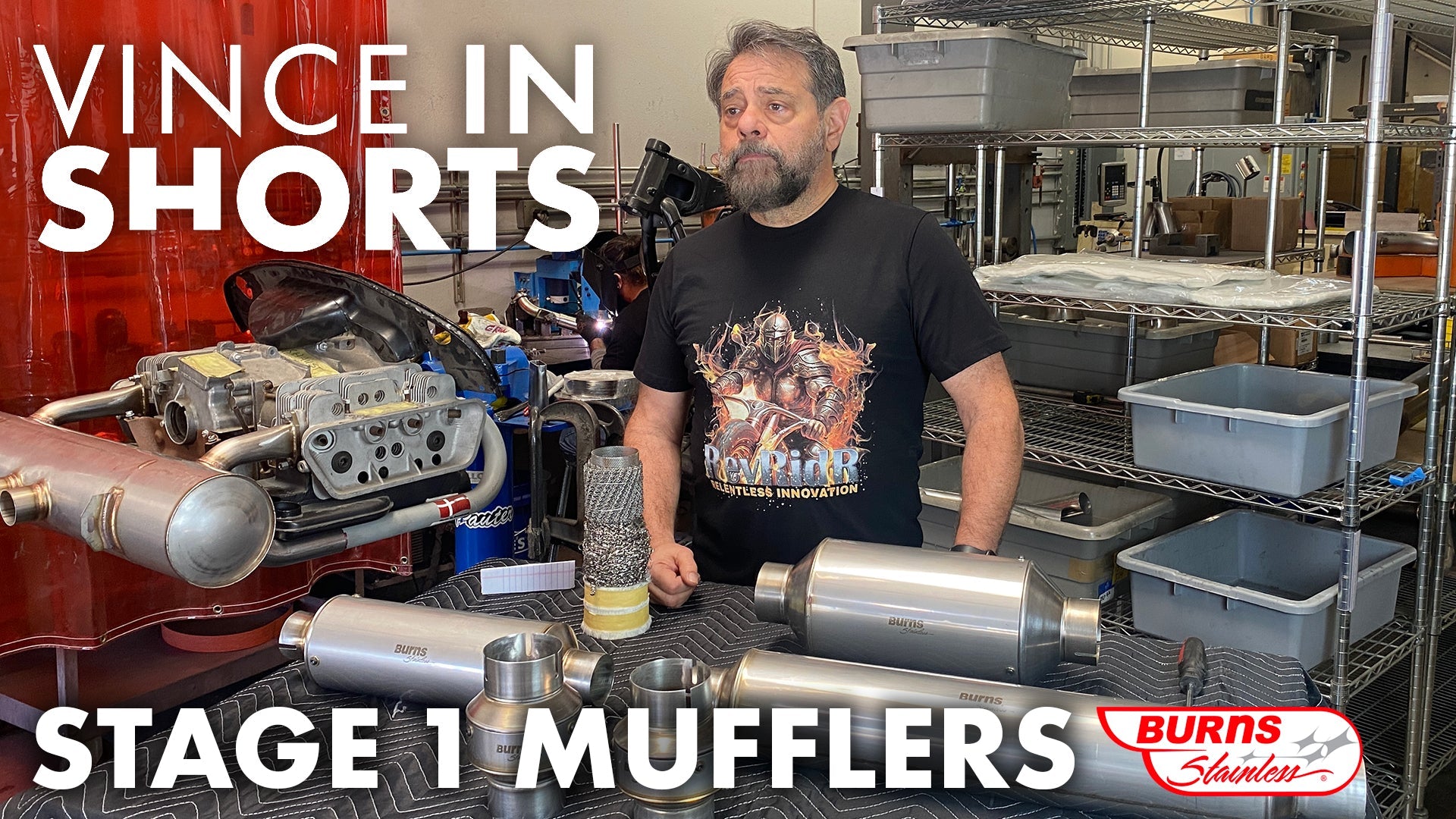 Vince In Shorts - Stage One Mufflers