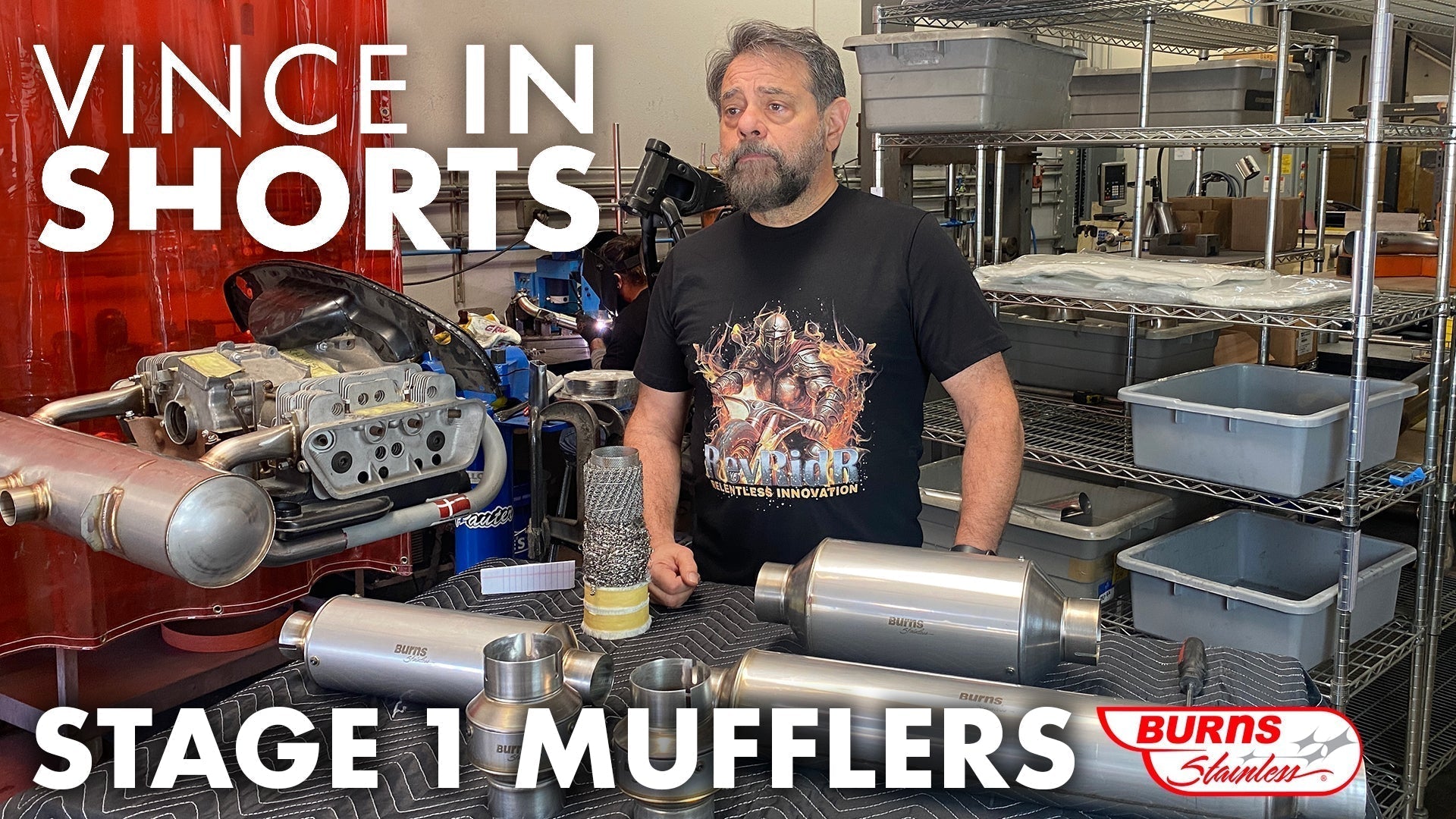 Vince In Shorts - Stage One Mufflers