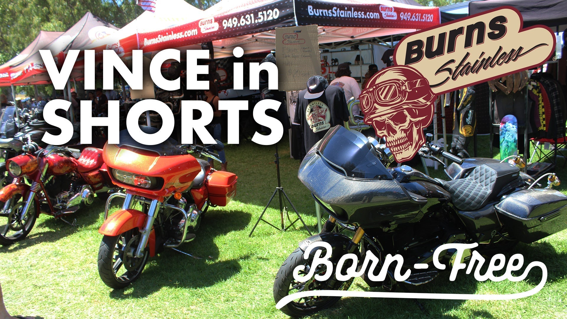 Burns Stainless CEO Vince In Shorts at Born Free