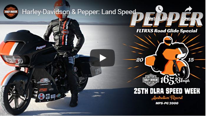 Pepper - A Harley-Davidson Land Speed Record Breaking Bagger