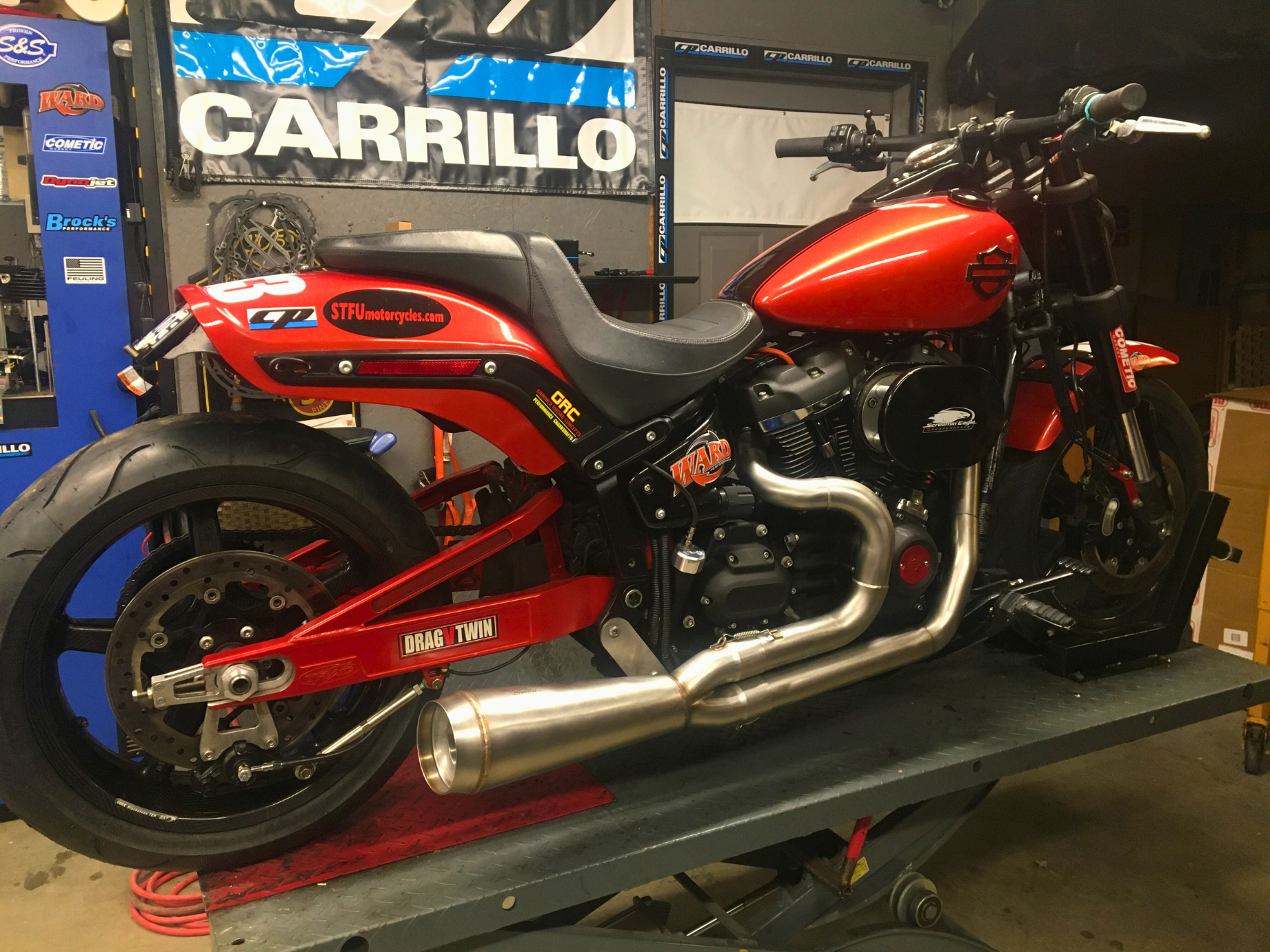 NhB Exhaust for M8 Softails