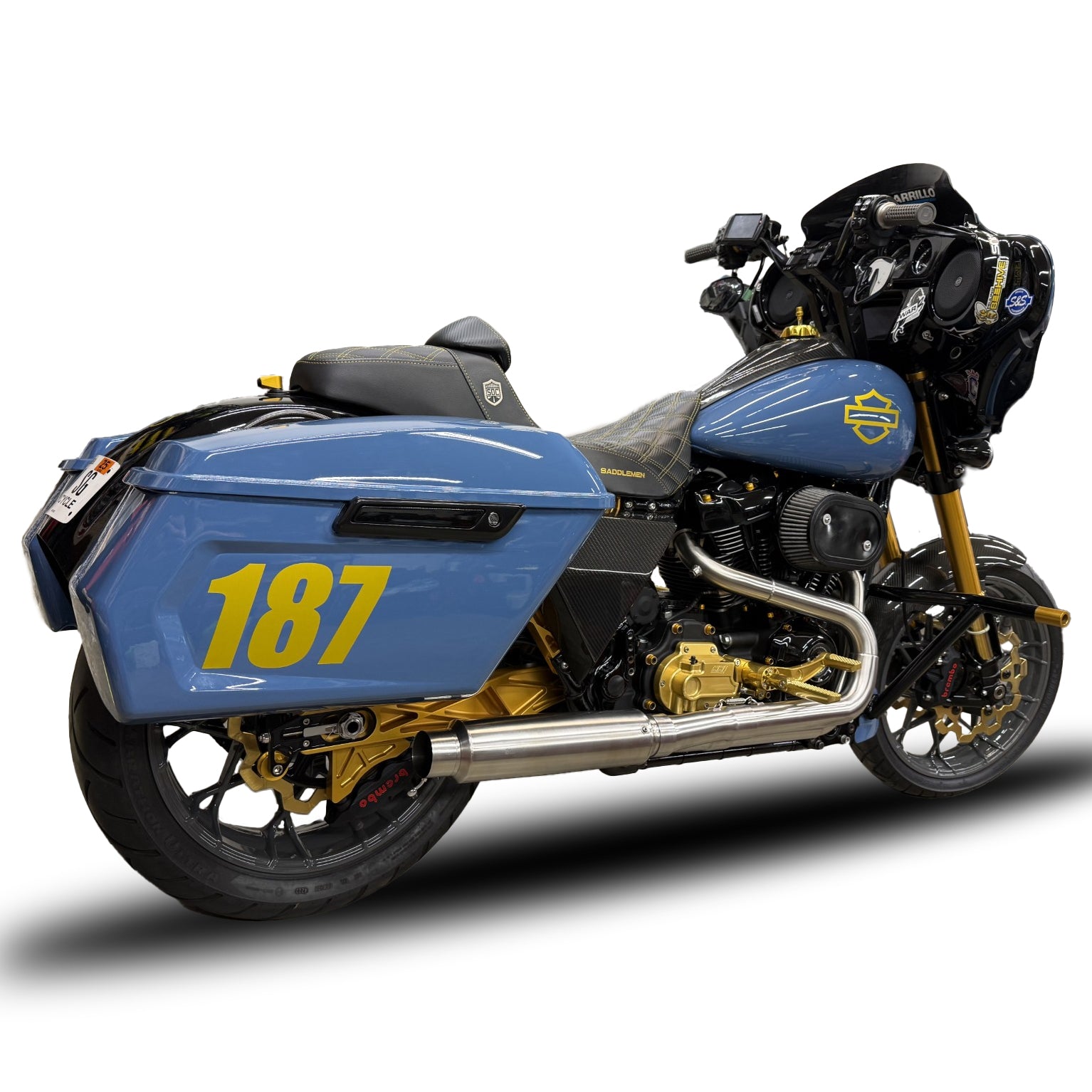 Mid-Control Performance (McP) for Harley M8 124+cid Touring with Mid-Controls