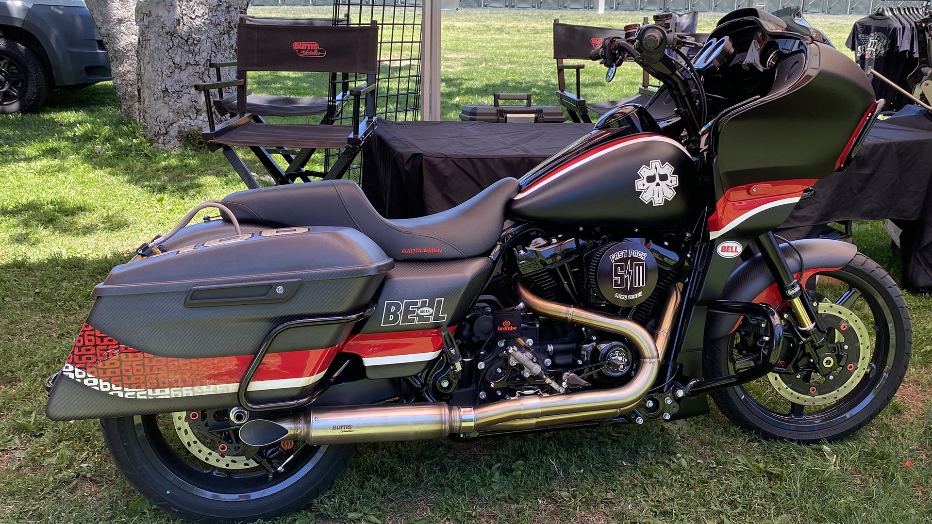 NhB Exhaust for M8 Baggers