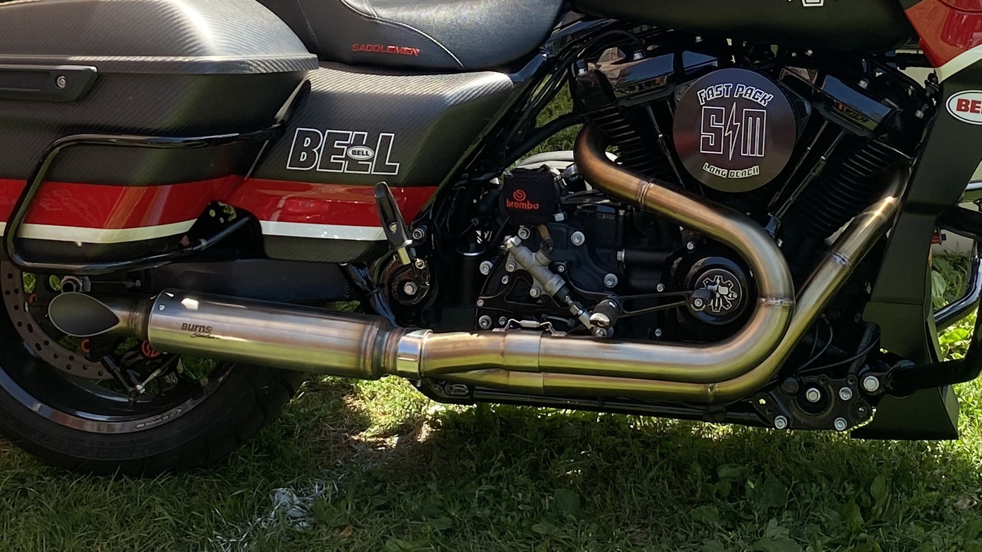 Burns Stainless NhB Mid-Control-Performance McP Harley Exhaust