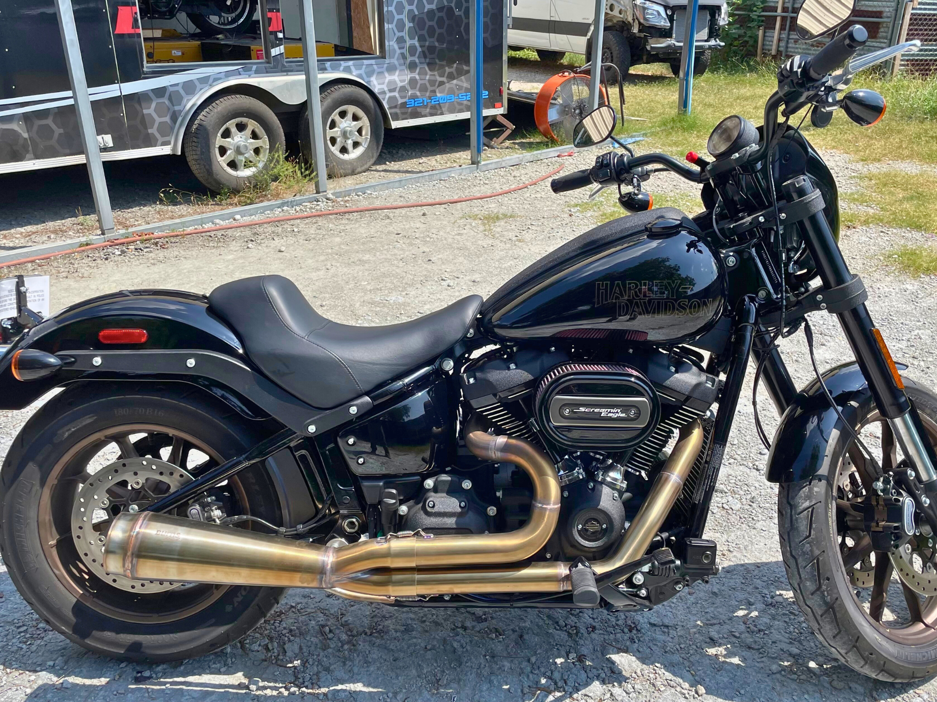 NhB Exhaust for M8 Softails