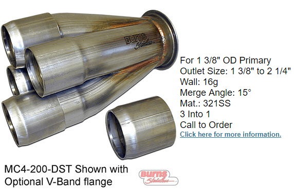 High preformance turbo collector