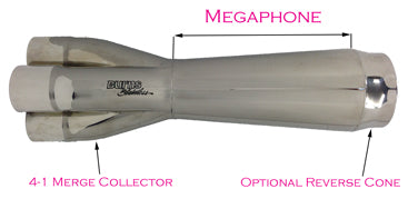 Megaphone Tubing for exhaust muffler