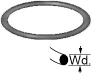 O-Rings (Viton) For Aluminum Flanges