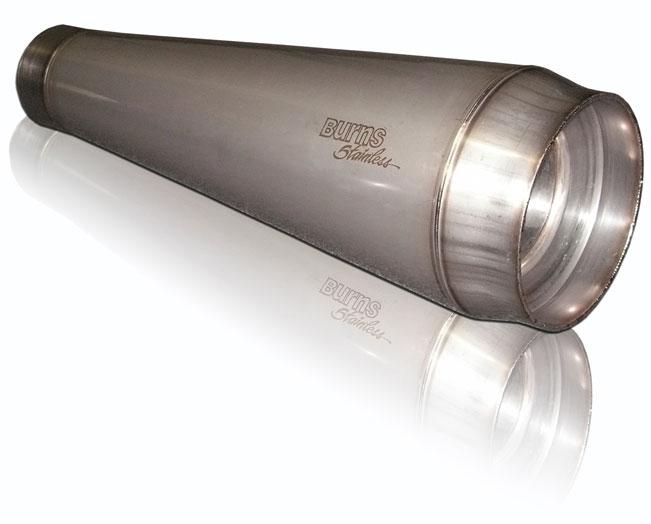 Burns Stainless High Performance Megaphone Muffler