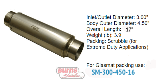 1 stage race muffler