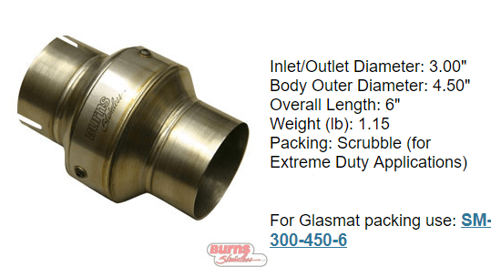 1 stage race muffler