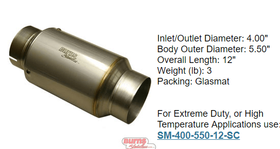 1 stage race muffler