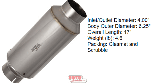 1 stage race muffler