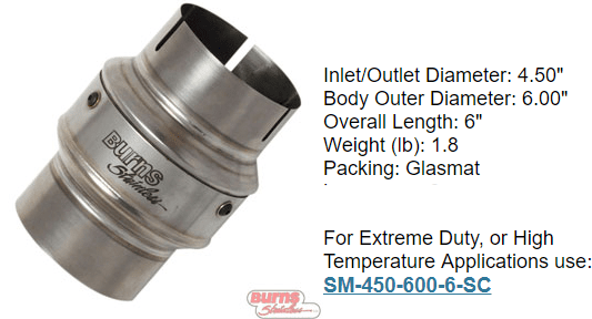 1 stage race muffler