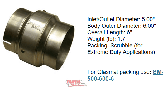 1 stage race muffler