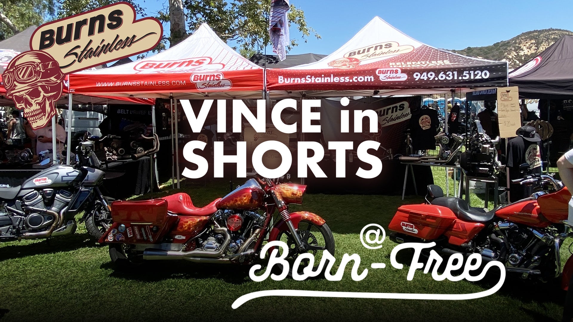 Burns Stainless CEO Vince In Shorts at Born Free