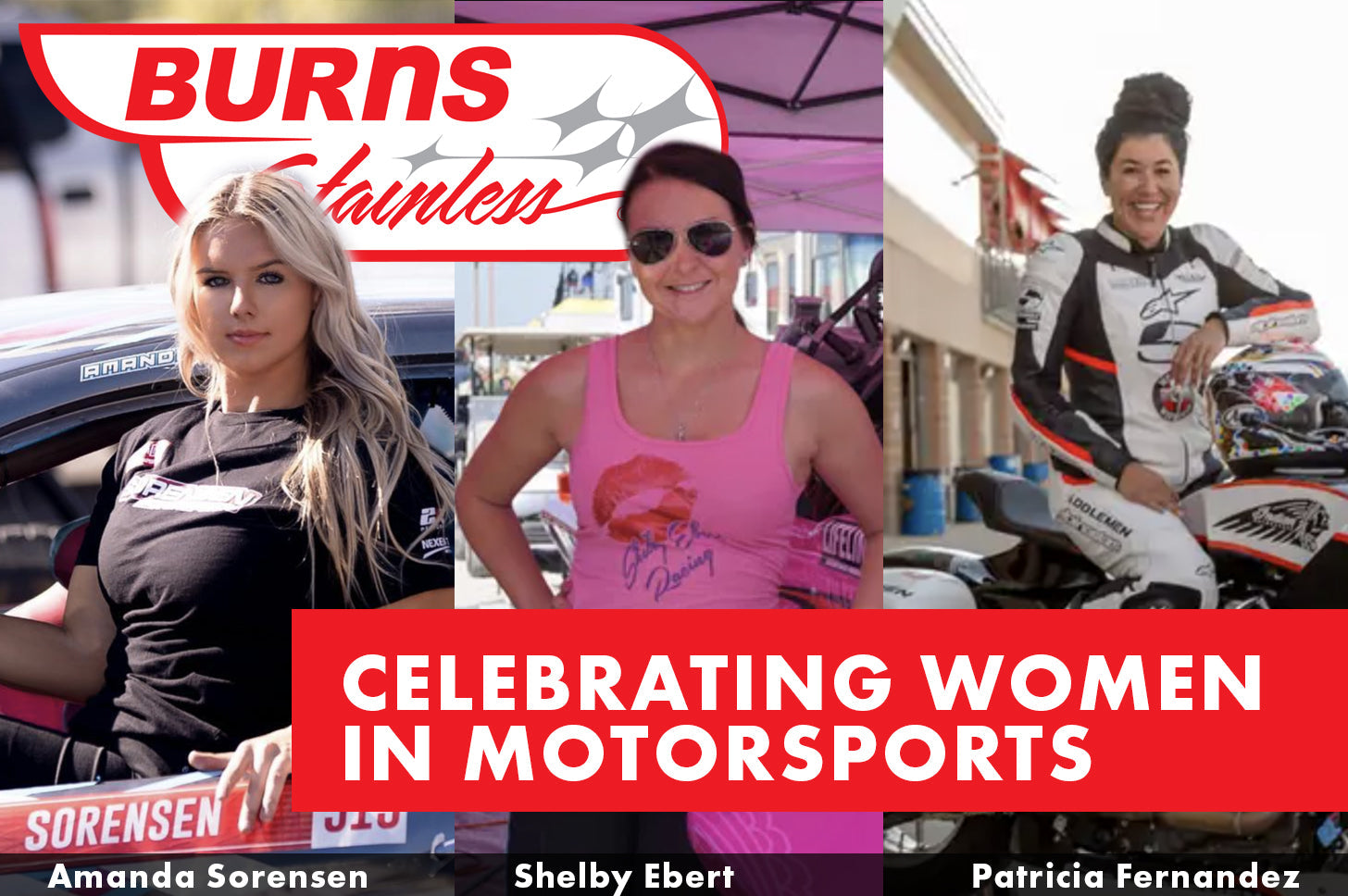 Women in Motorsports latest burns stainless article