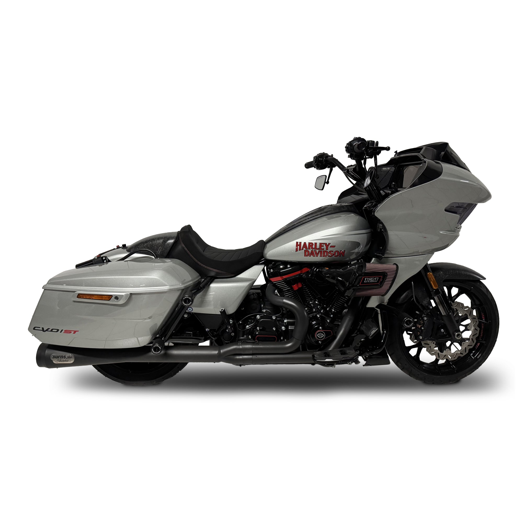 Burns NhB M8 Harley Exhaust - BbM 135+cid