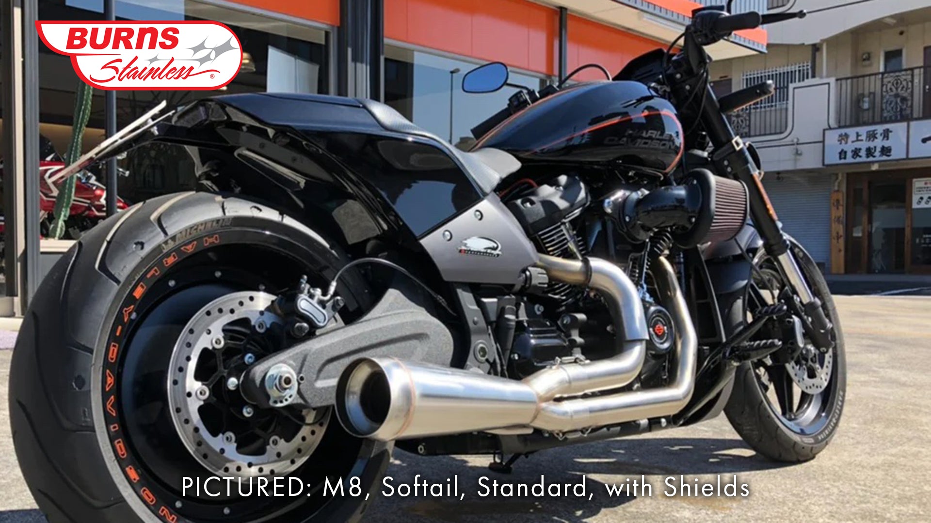 NhB Exhaust for M8 Softails