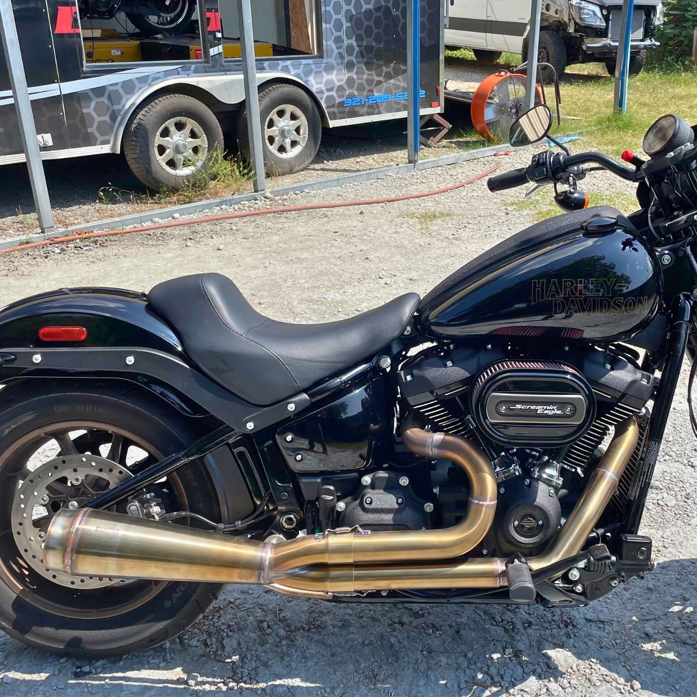 NhB Exhaust for M8 Softail (SfT)