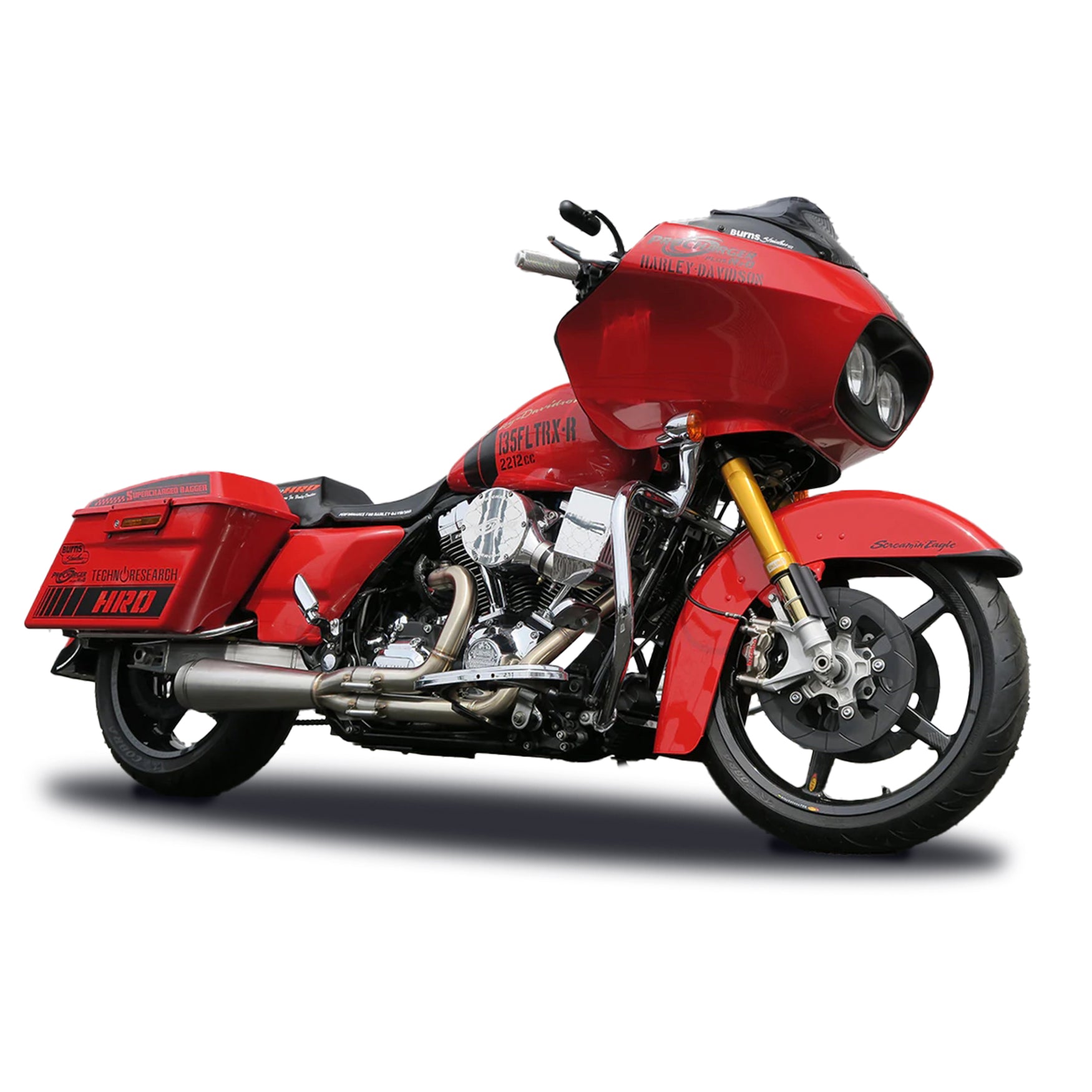 Twin-Cam Bagger (TcB) for Harley 124+cid Twin Cam Touring Bikes