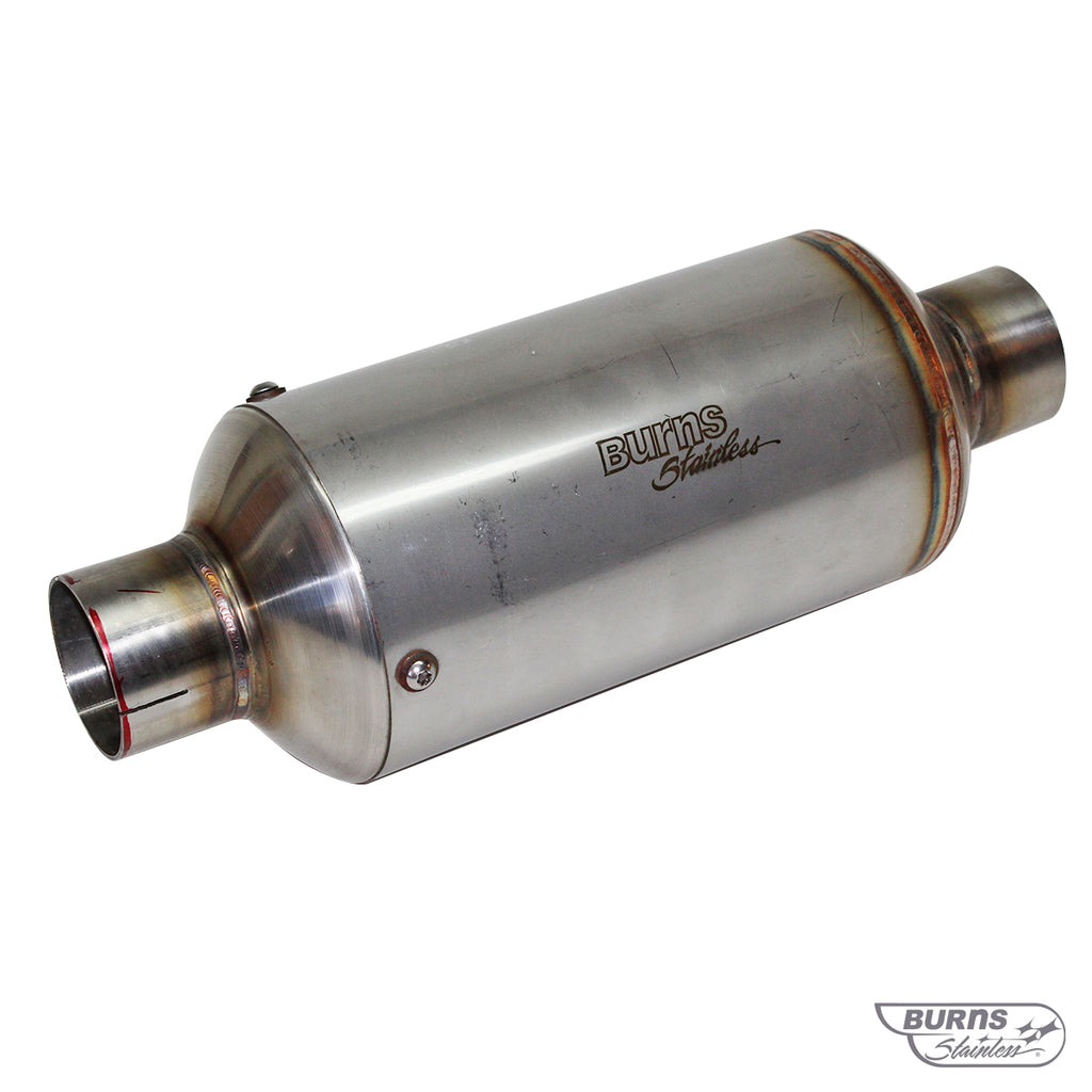 Lightweight Stainless Steel Racing Mufflers – Single Stage & Two Stage